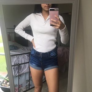 Vintage Ralph Lauren Ribbed Quarter Zip
